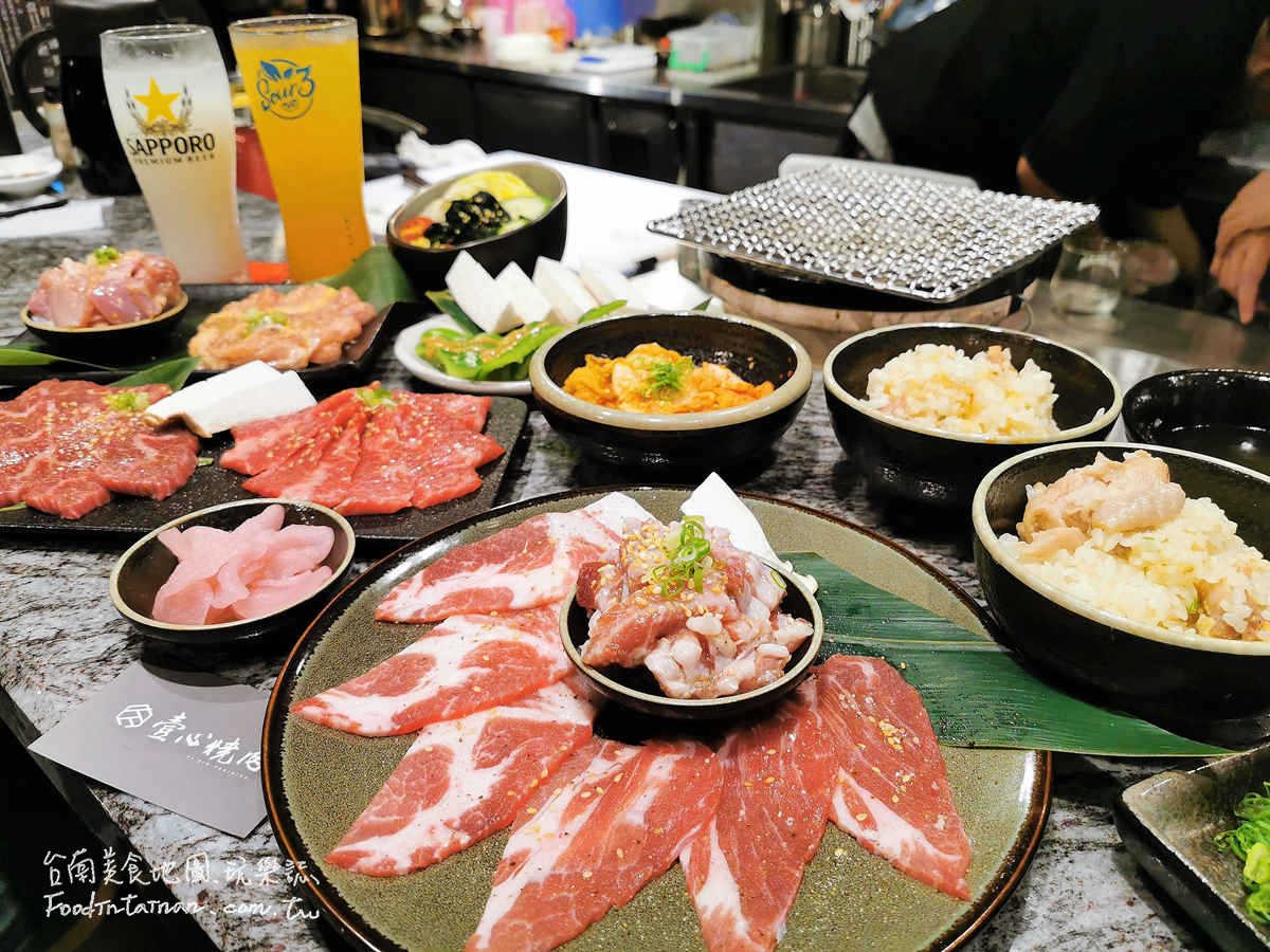 臺南推薦優質燒肉烤肉居酒屋美味晚餐-壹心燒肉臺南安平店